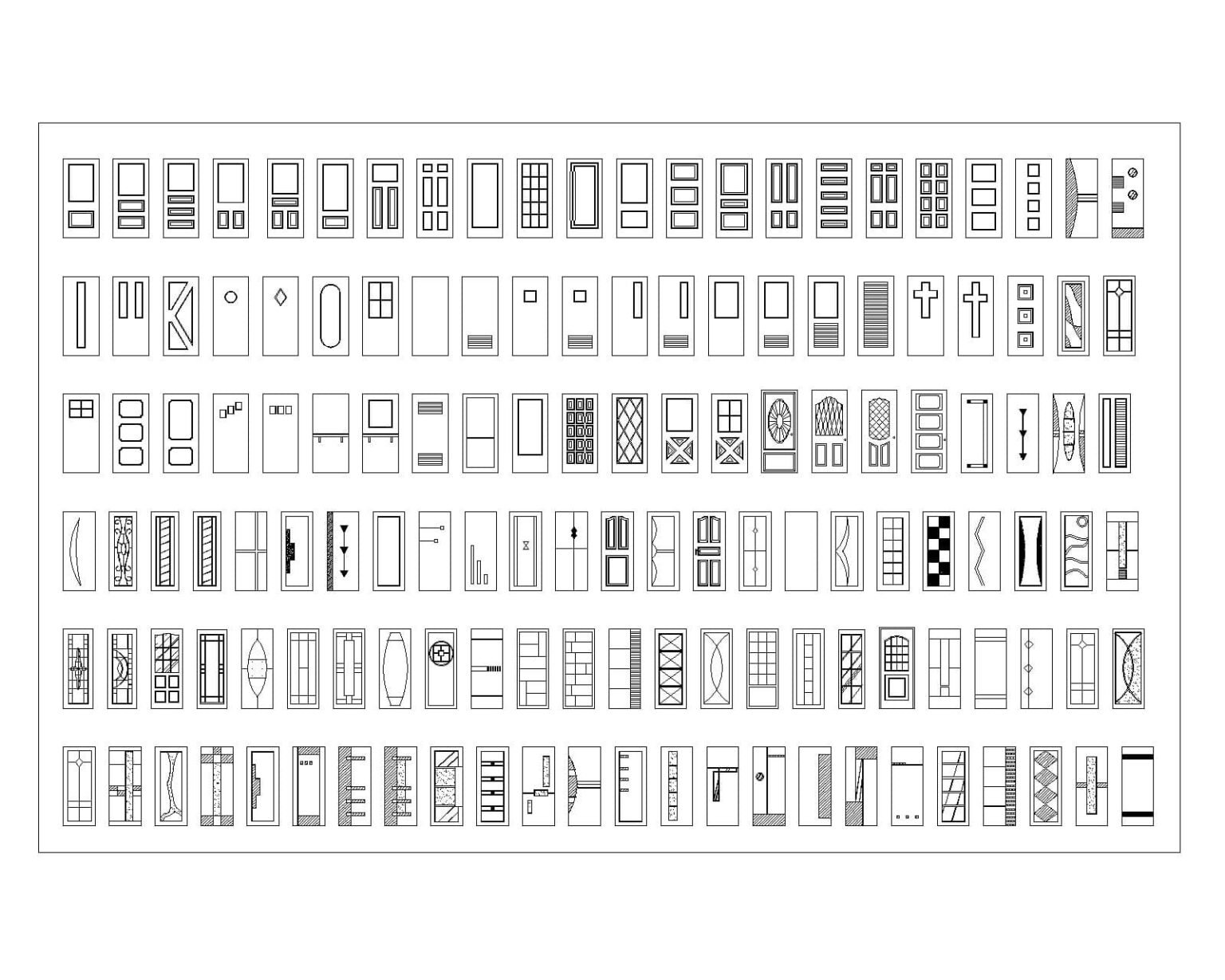 02-autocad-blocks-doors-elevation-cad-show