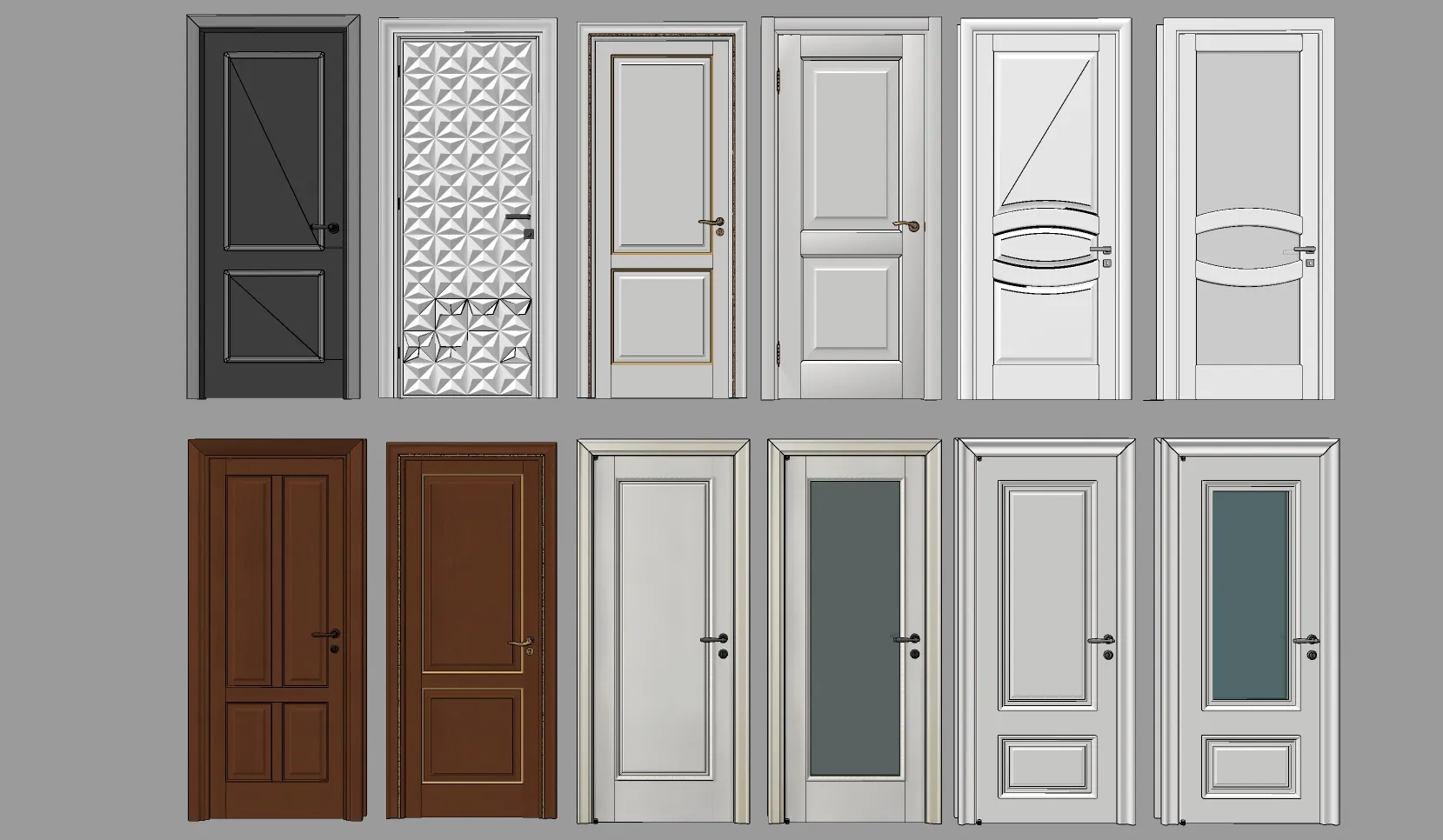 012. DOOR – SKETCHUP MODELS BY SU84