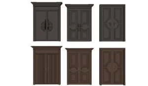 017. DOOR – SKETCHUP MODELS BY SU84