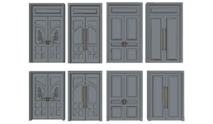 018. DOOR – SKETCHUP MODELS BY SU84