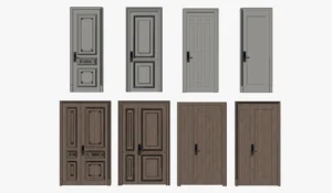 019. DOOR – SKETCHUP MODELS BY SU84