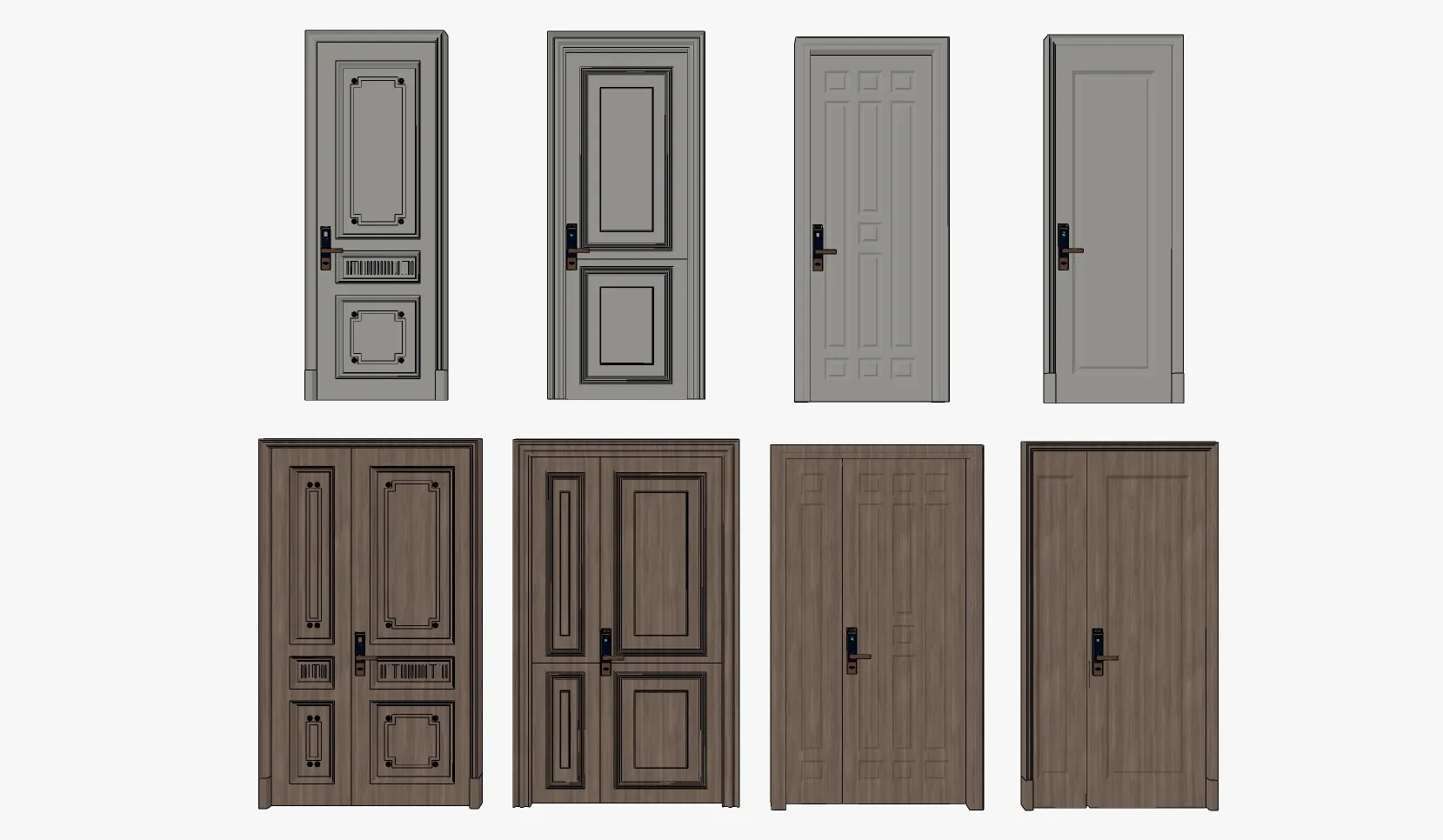 019. DOOR – SKETCHUP MODELS BY SU84