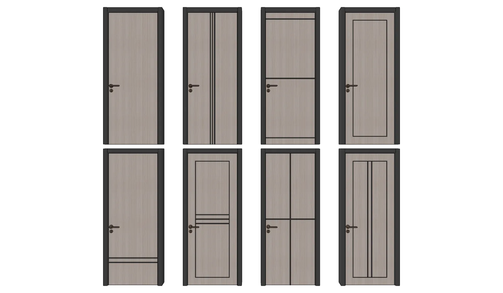 024. DOOR – SKETCHUP MODELS BY SU84