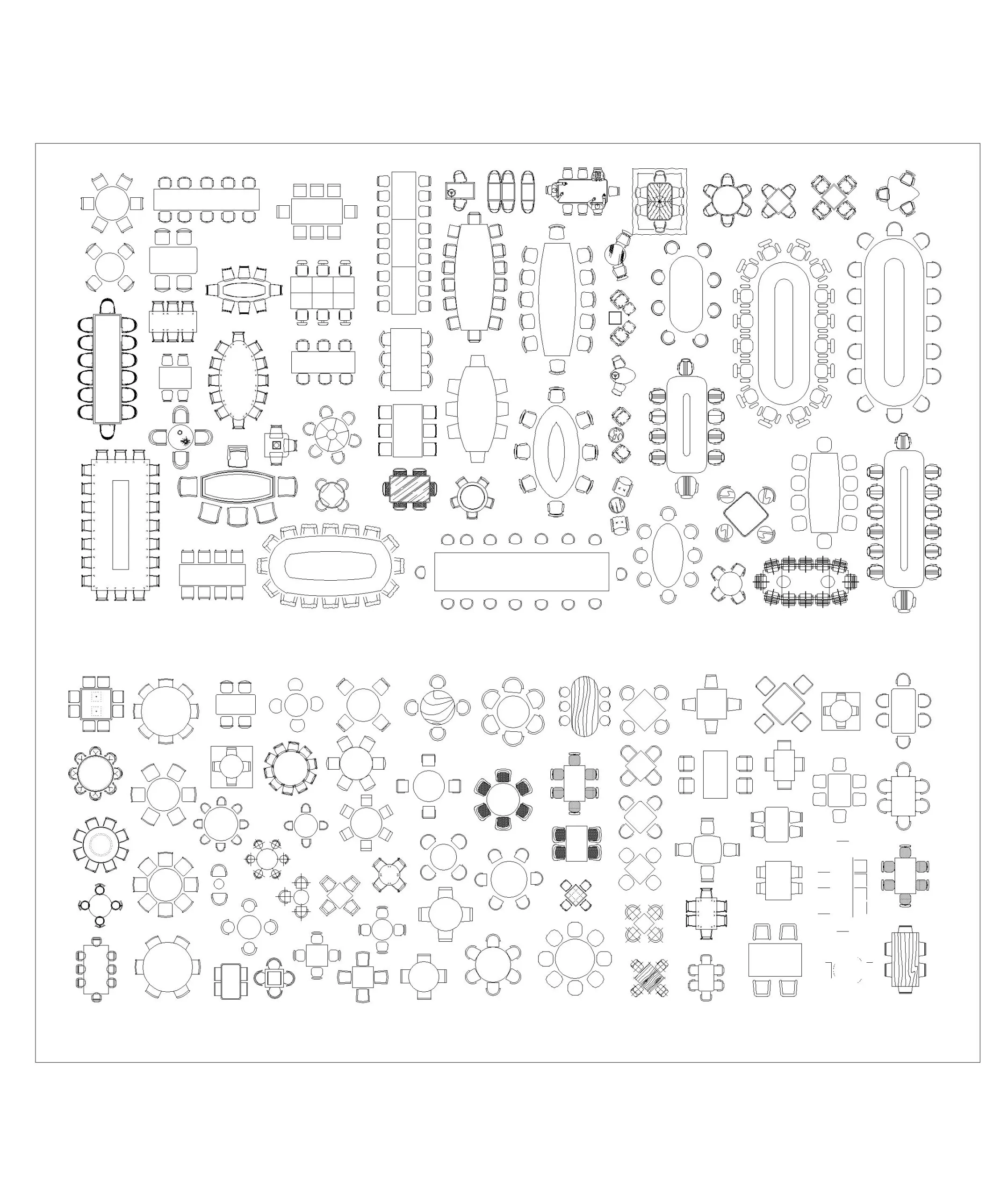 028. Autocad Furniture Block 