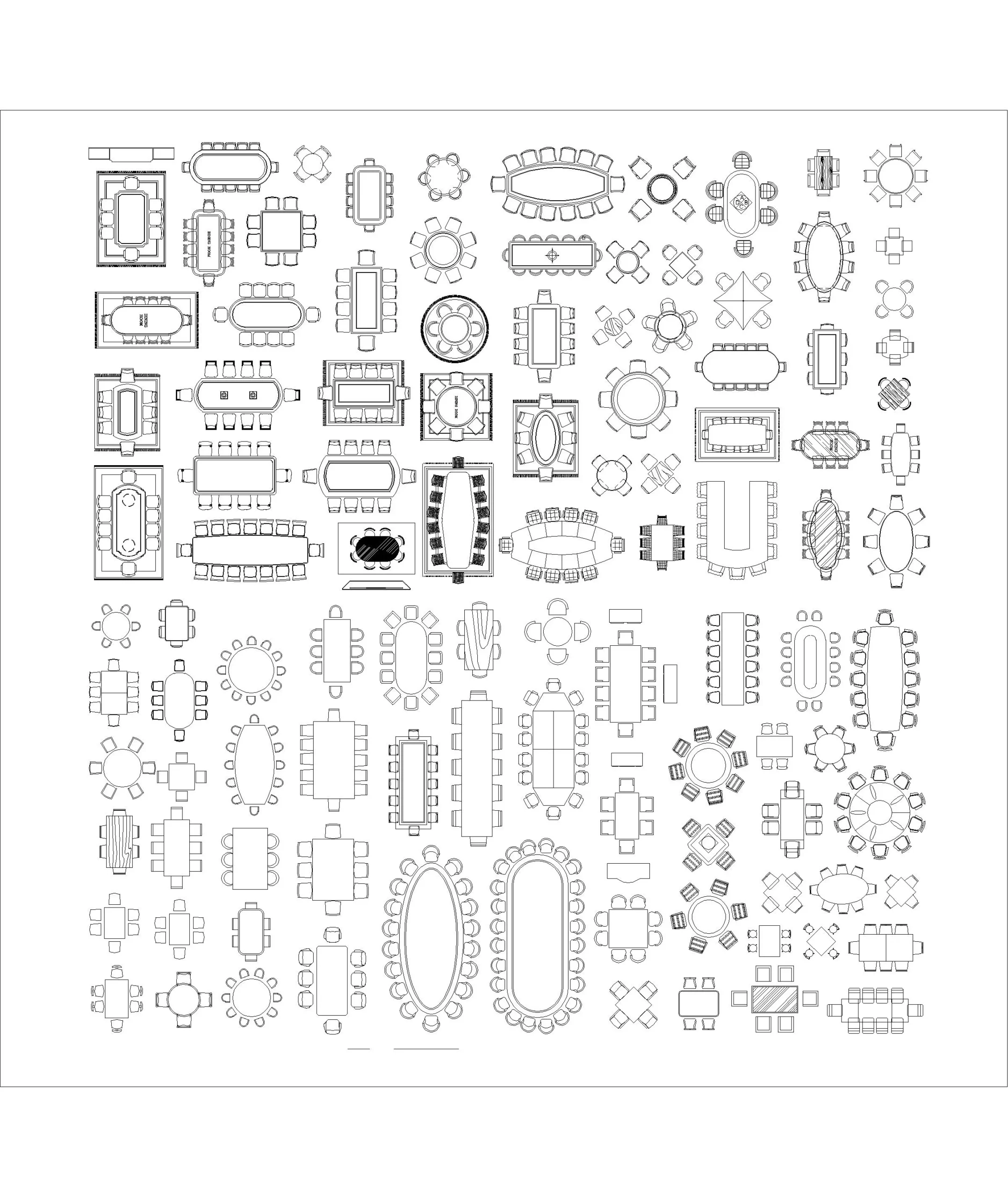 029. Autocad Furniture Block