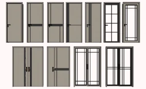 030. DOOR – SKETCHUP MODELS BY SU84