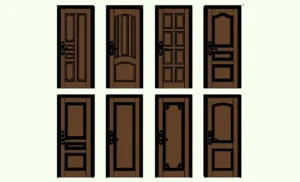 032. DOOR – SKETCHUP MODELS BY SU84