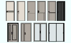 035. DOOR – SKETCHUP MODELS BY SU84