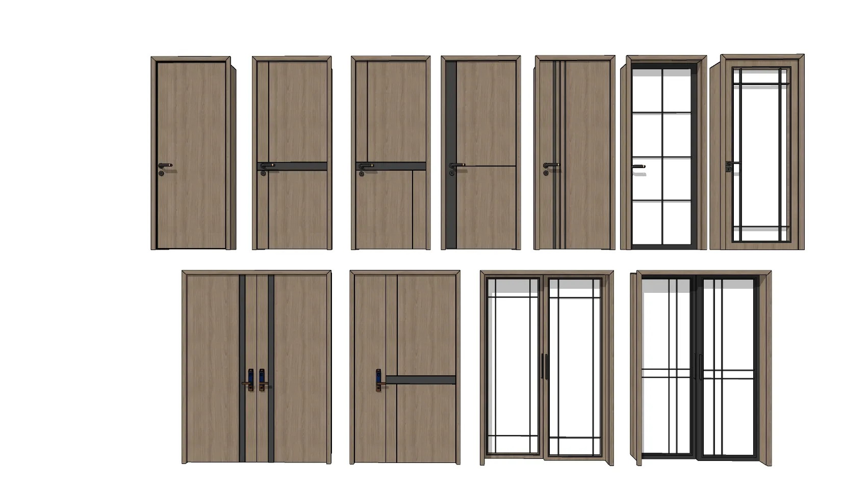 04. DOOR – SKETCHUP MODELS BY SU84