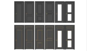 05. DOOR – SKETCHUP MODELS BY SU84