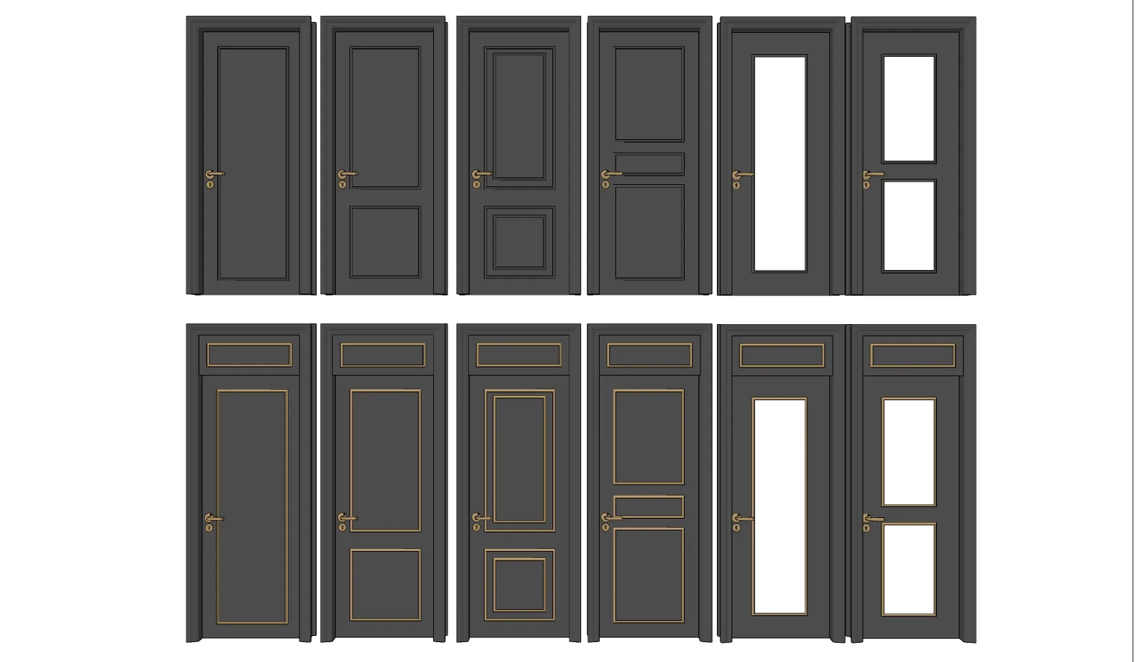 05. DOOR – SKETCHUP MODELS BY SU84