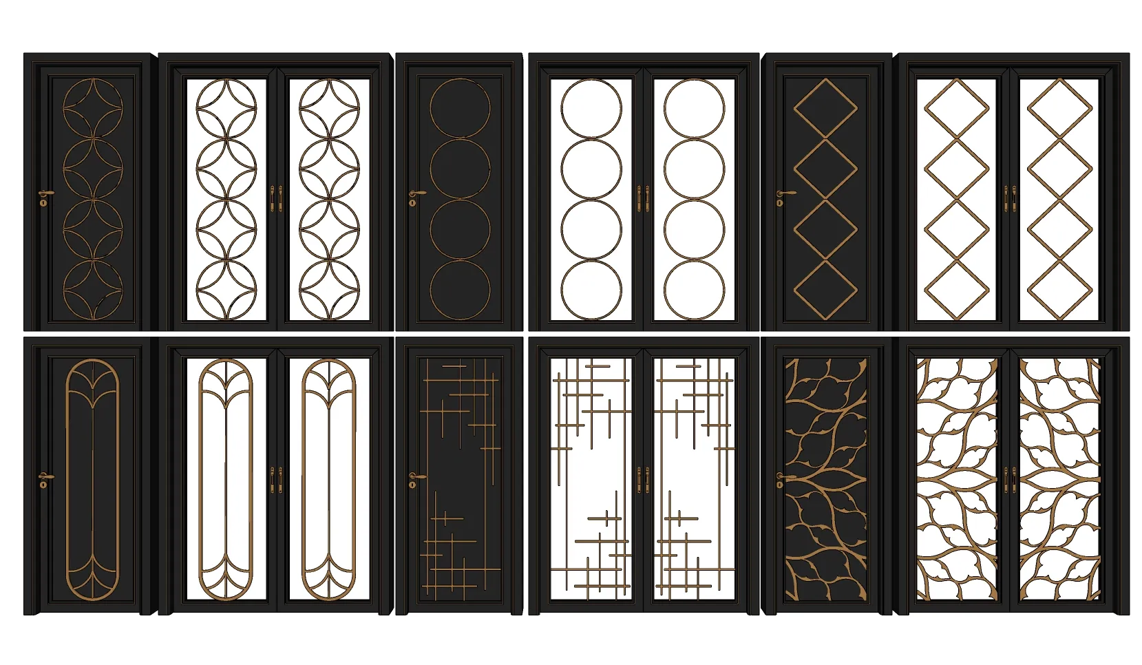 07. DOOR – SKETCHUP MODELS BY SU84