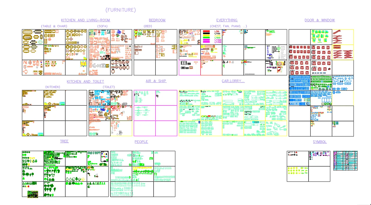 08. Largest collection of AutoCAD blocks