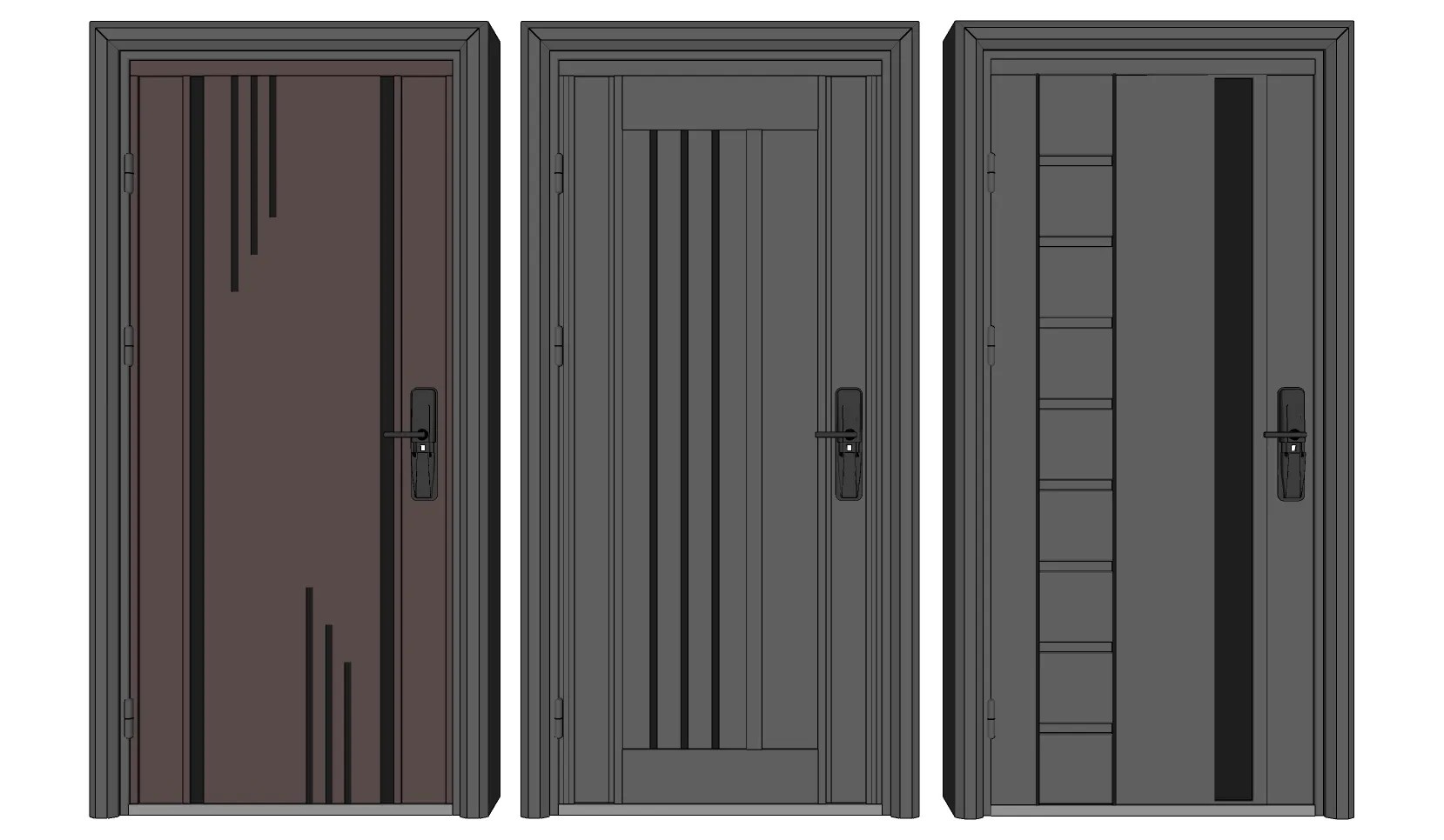 09. DOOR – SKETCHUP MODELS BY SU84