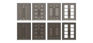 01. Sketchup Door Collection #1