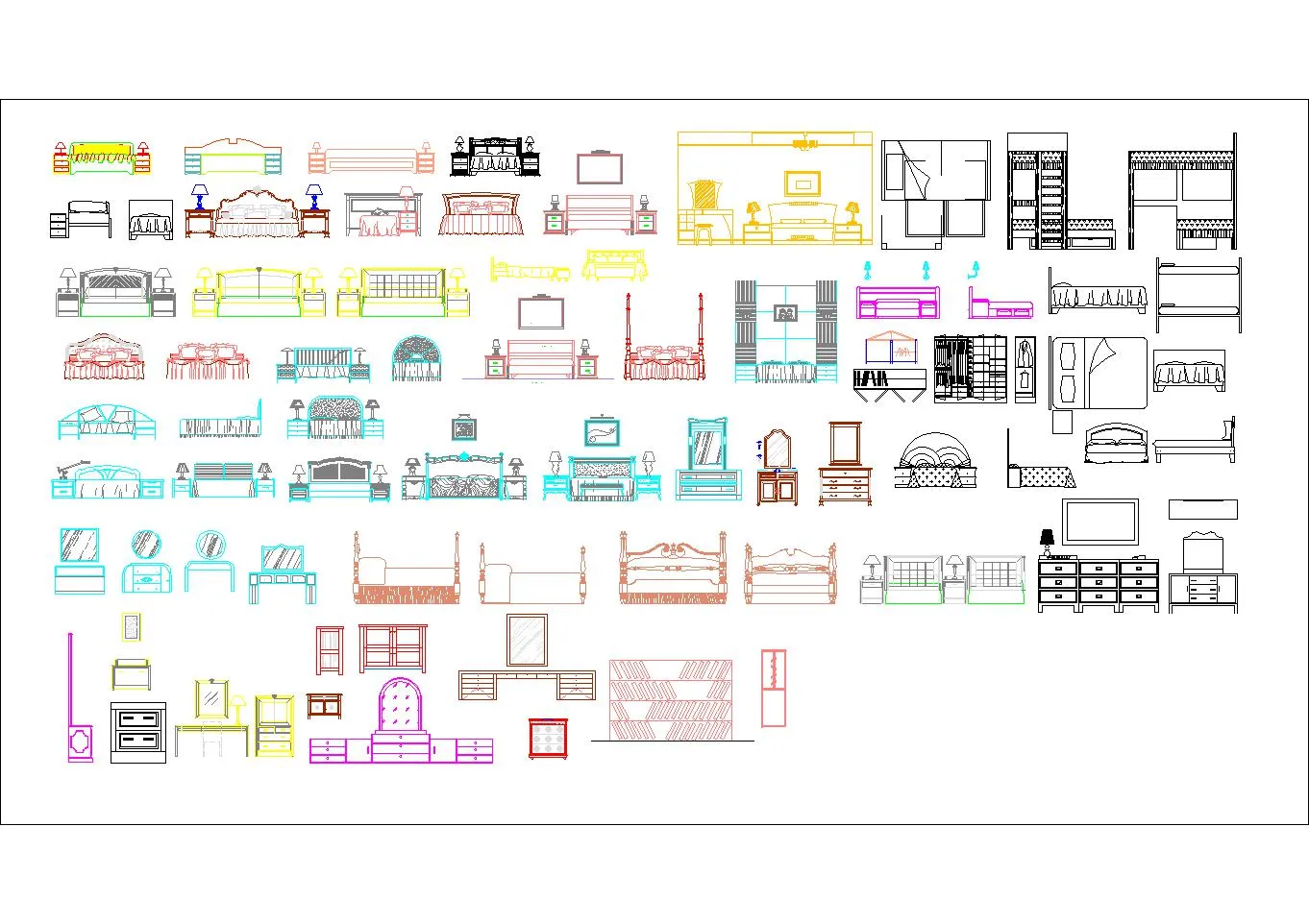 031. Autocad Furniture Block